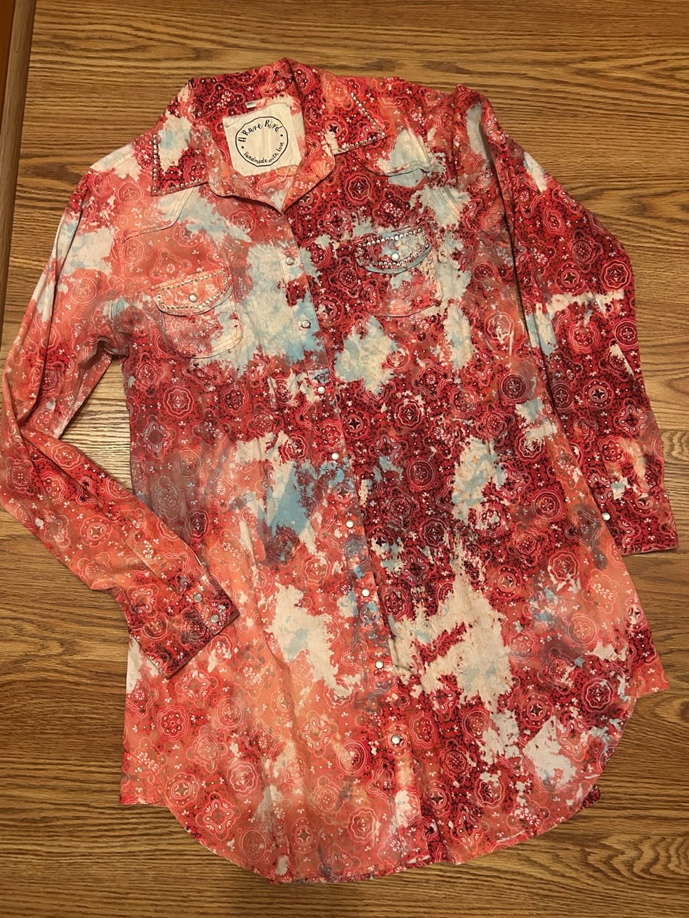 A Rare Bird bandana print shirt